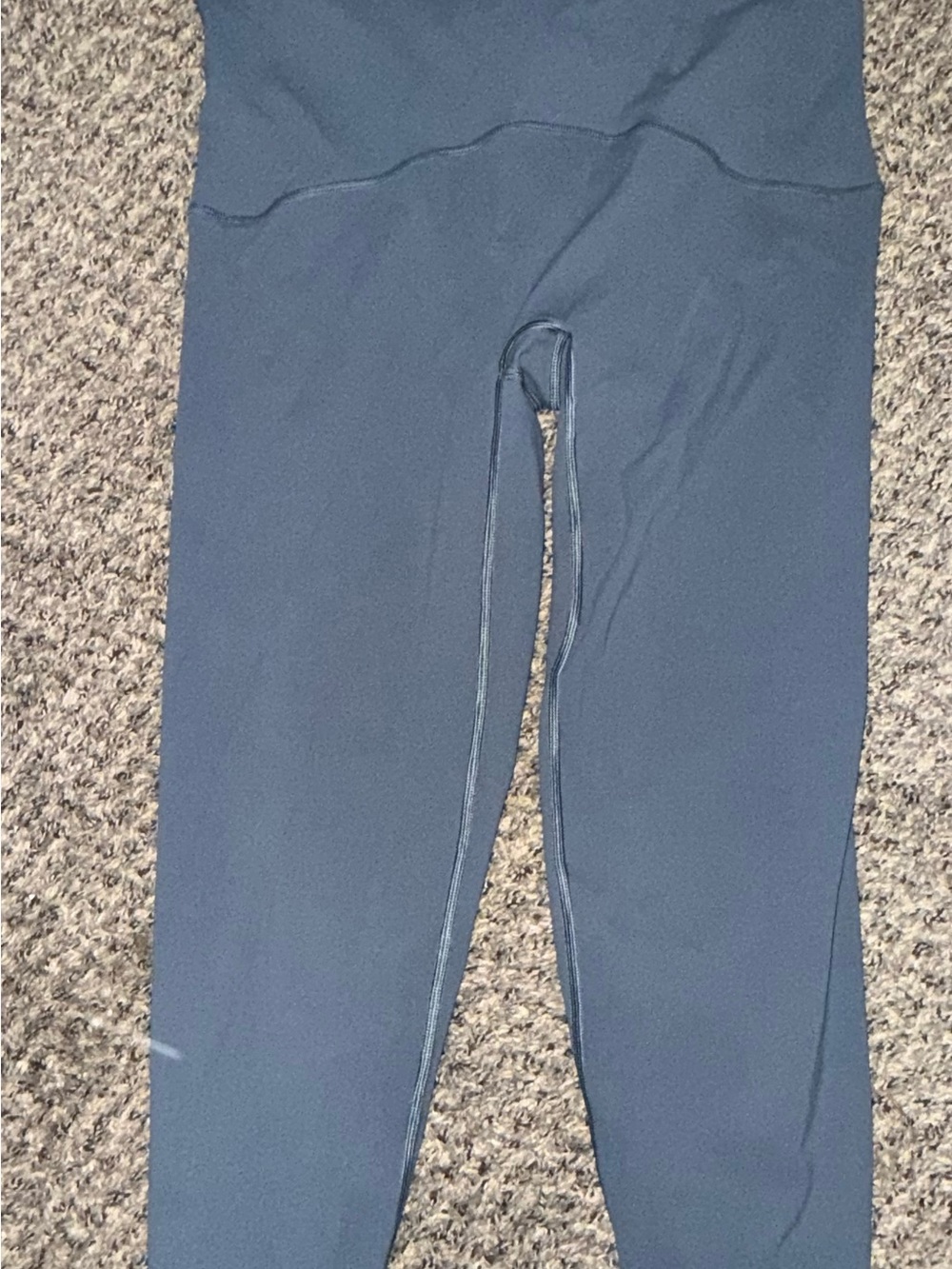 Spanx Booty Boost Active 7/8 Leggings Slate Blue Tall Plus 1X